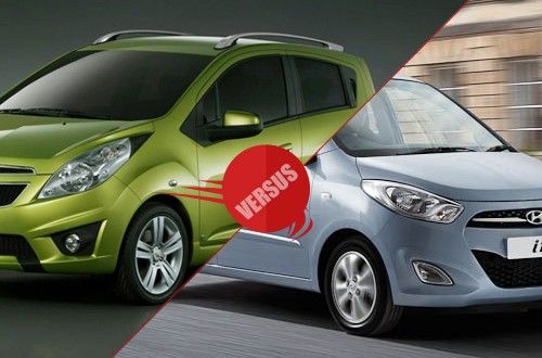 Hyundai i10 versus Chevrolet Beat