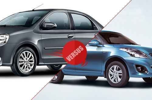 Maruti Suzuki Swift Dzire Versus Toyota Etios -