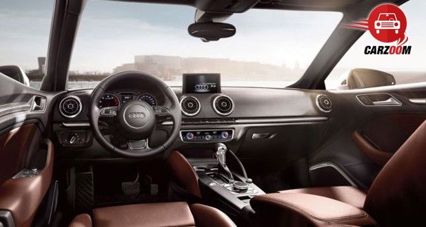 Auto Expo 2014 Audi A3 sedan Interiors Dashboard