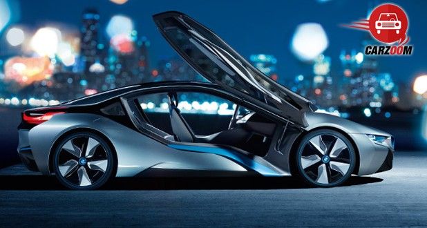 Auto Expo 2014 BMW i8 hybrid Exteriors Side View