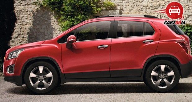 Auto Expo 2014 Chevrolet Trax Exteriors Side View