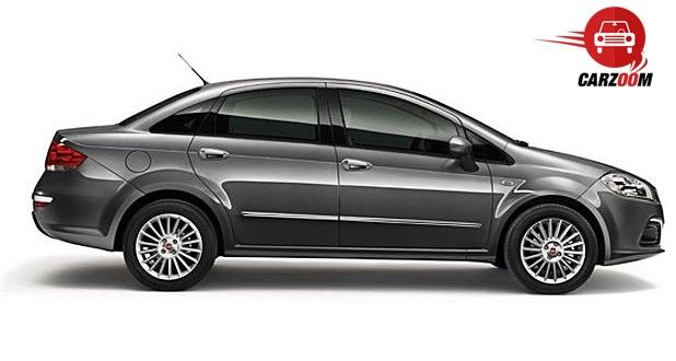 Auto Expo 2014 Fiat Linea facelift Exteriors Side View