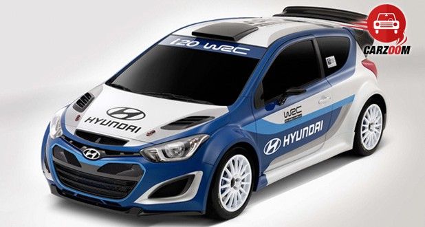 Auto Expo 2014 Hyundai i20 WRC Exteriors Top View
