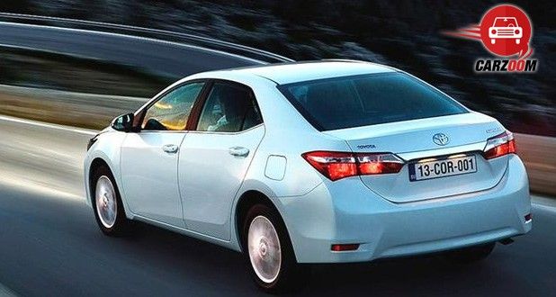 Auto Expo 2014 New Toyota Corolla Exteriors Top View