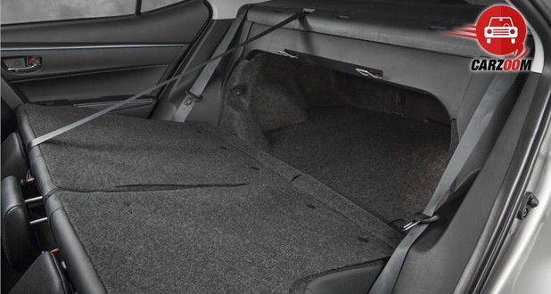 Auto Expo 2014 New Toyota Corolla Interiors Bootspace