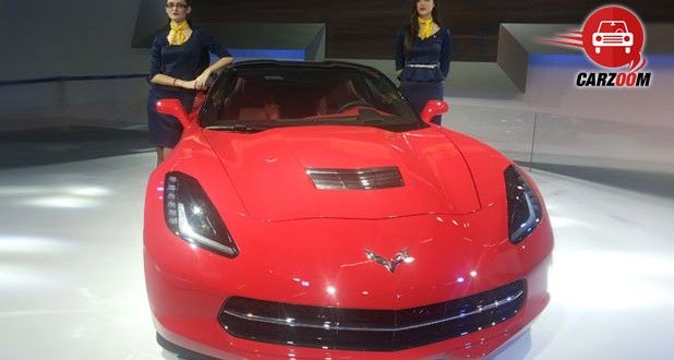 Auto Expo 2014 Chevrolet Corvette Coupe Exteriors Overall