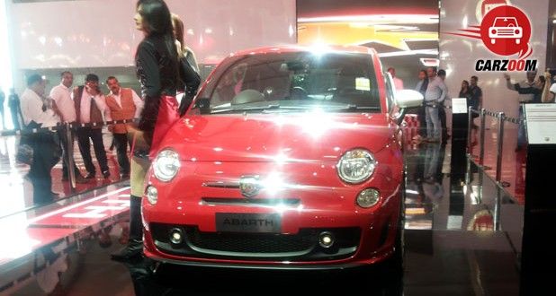 Auto Expo 2014 Fiat Punto Abarth Exteriors Front View
