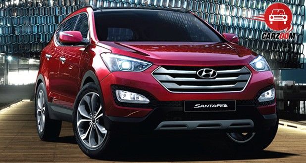 Auto Expo 2014 Hyundai New Santa FE Exteriors Front View