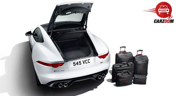Auto Expo 2014 Jaguar F-Type Coupe Interiors Bootspace