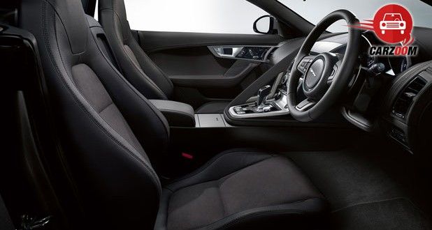 Auto Expo 2014 Jaguar F-Type Coupe Interiors Dashboard