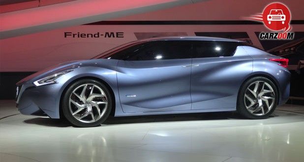 Auto Expo 2014 Nissan Friend-Me Concept Car Exteriors Side View