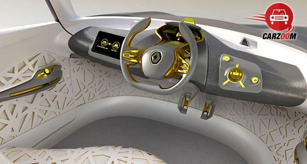 Auto Expo 2014 Renault KWID concept Interiors Dashboard