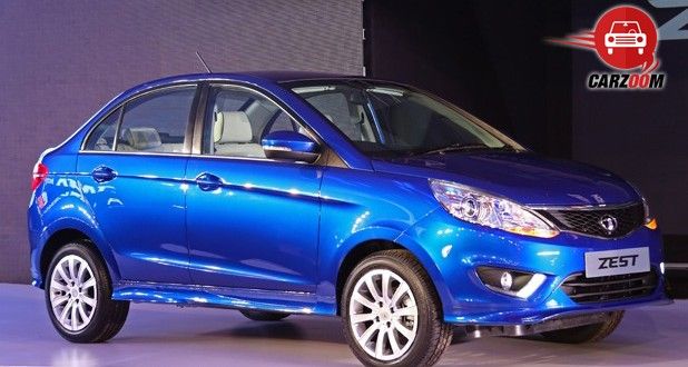 Auto Expo 2014 Tata Zest Exteriors Overall