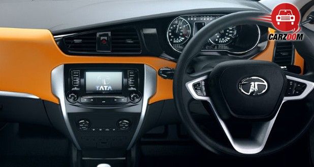 Auto Expo 2014 Tata Zest Interiors Dashboard