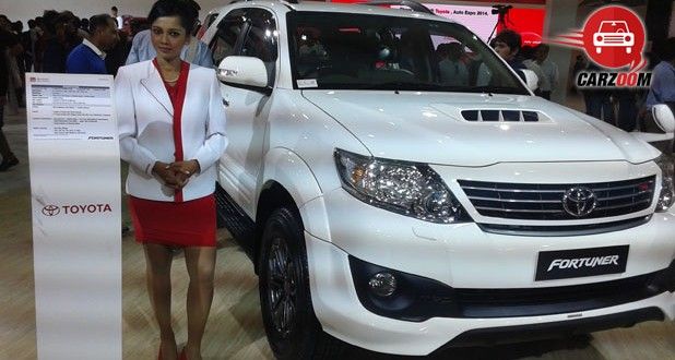 Auto Expo 2014 Toyota Fortuner facelift Exteriors Overall