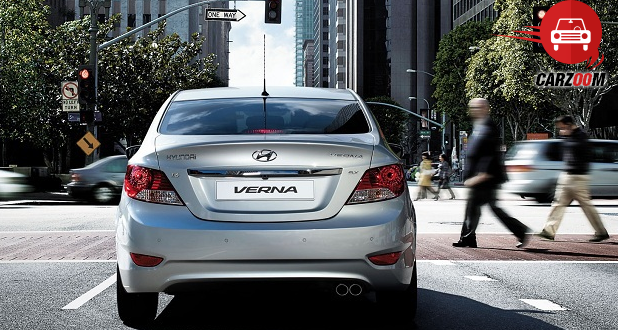 Hyundai Verna Exterior Back View