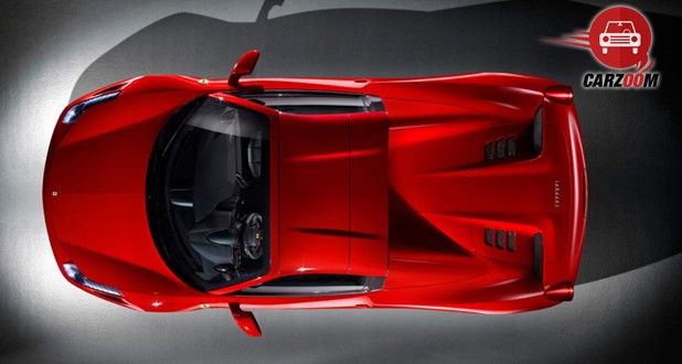 Ferrari 458 Spider Exterior Top View