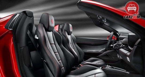 Ferrari 458 Spider Interior Seat View