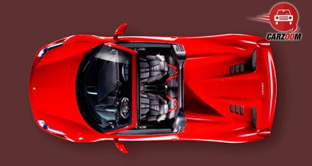 Ferrari 458 Spider Open Top View