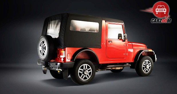 Mahindra Thar CRDe Exterior Back and Side View