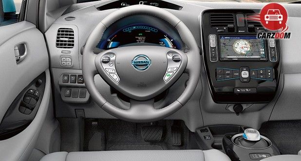 Nissan Leaf Interior Dashboard View