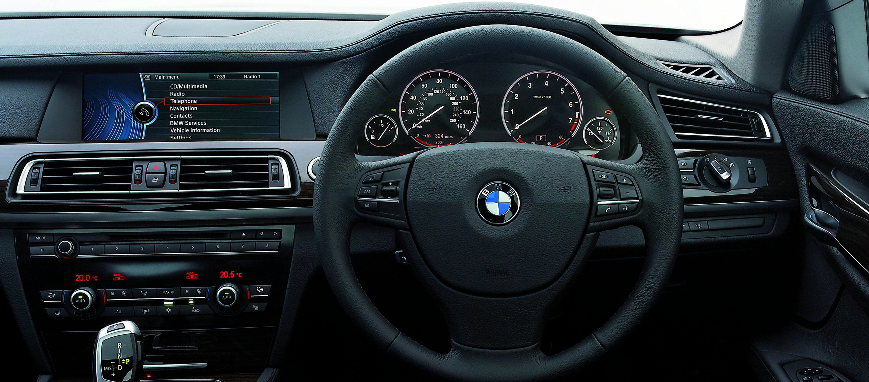 BMW 7 Series Interiors Dashboard