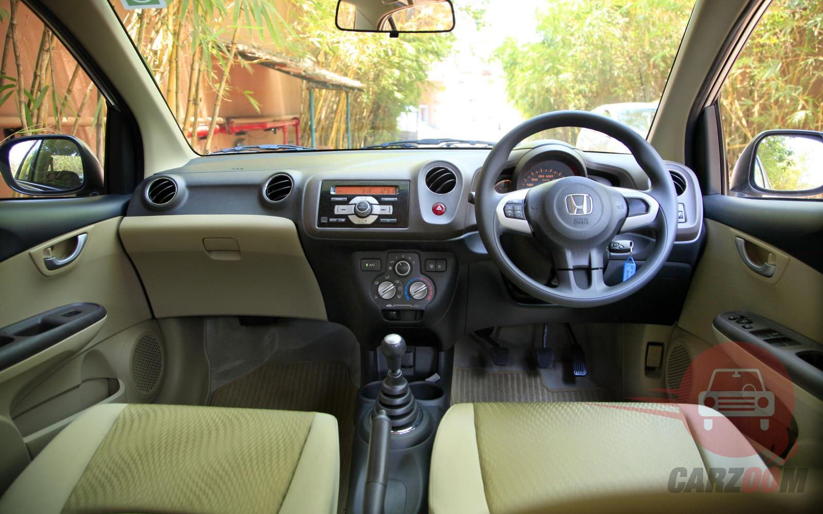 Honda Amaze Interiors Dashboard