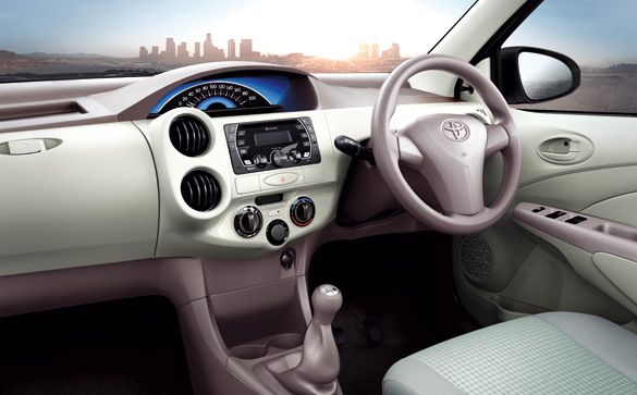 Toyota Etios Xclusive Interiors Dashboard