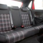 VW Polo GTi tartan back seats
