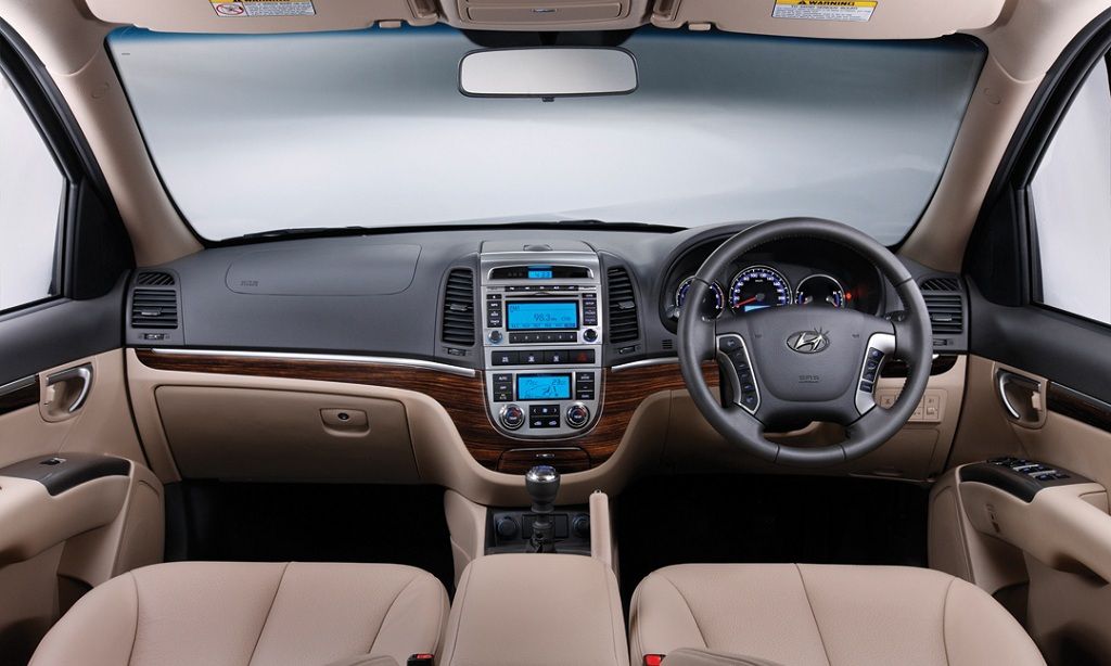 Hyundai Santa Fe Interiors Dashboard