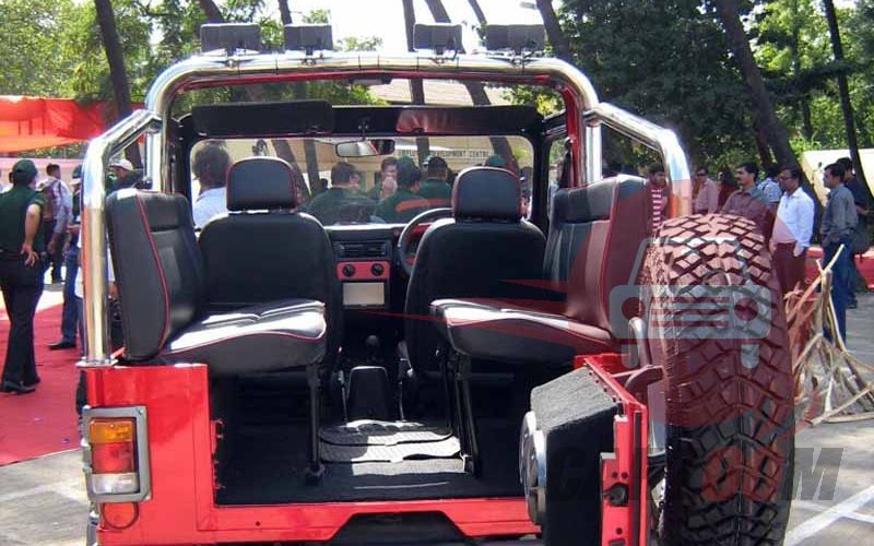 Mahindra Thar Interiors Bootspace