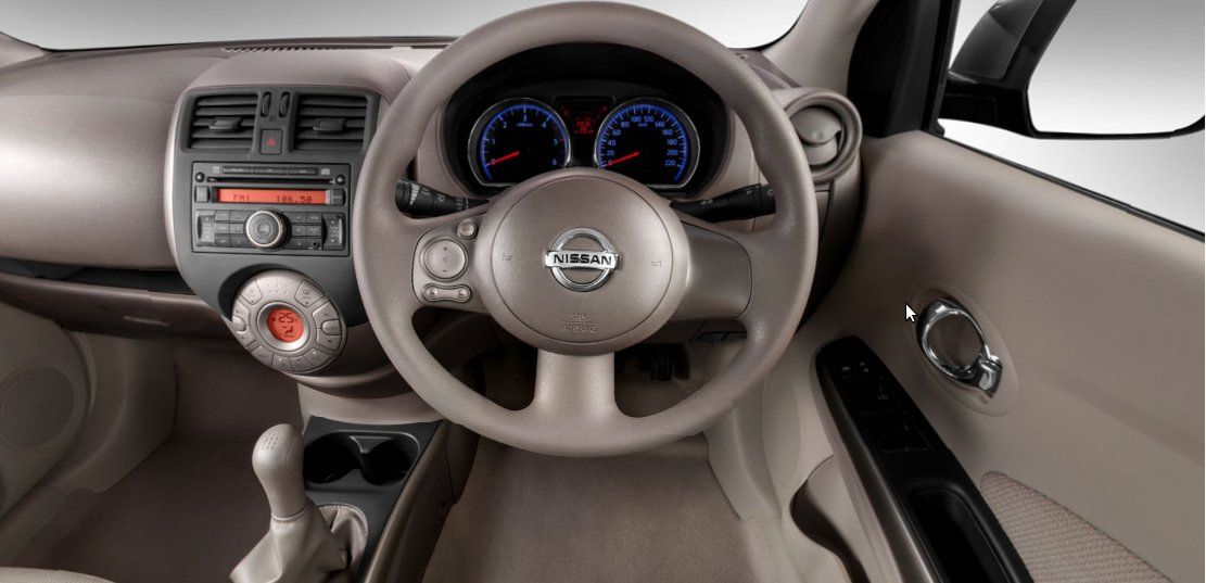 Nissan Sunny Interiors Dashboard