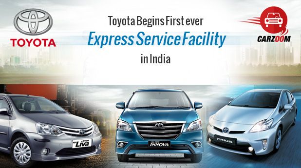 Toyota Begins First ever Express Service Facility in India