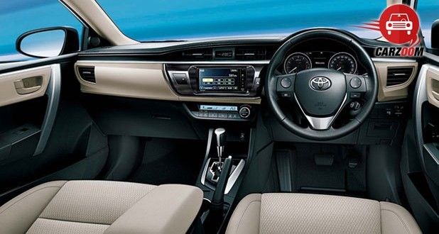New Toyota Corolla Altis Interiors Dashboard