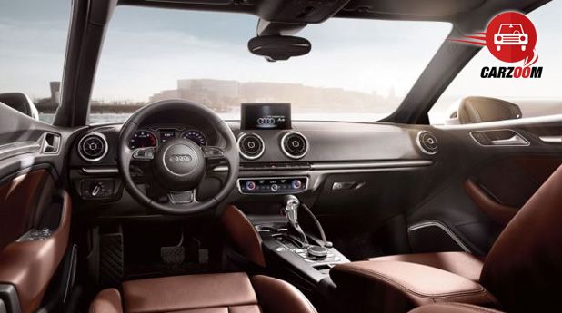 Auto Expo 2014 Audi A3 sedan Interiors Dashboard