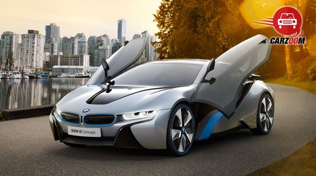 Auto Expo 2014 BMW i8 hybrid Exteriors Overall