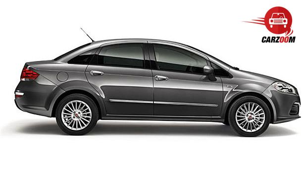 Auto Expo 2014 Fiat Linea facelift Exteriors Side View