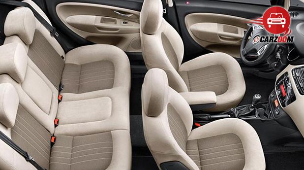Auto Expo 2014 Fiat Linea facelift Interiors Seats