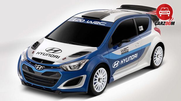 Auto Expo 2014 Hyundai i20 WRC Exteriors Top View