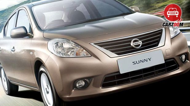 Auto Expo 2014 Nissan Sunny facelift Exteriors Front View
