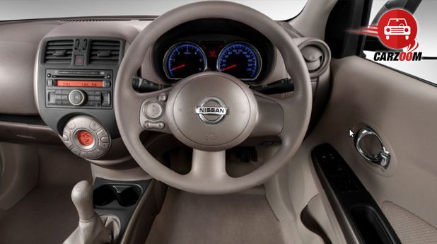 Auto Expo 2014 Nissan Sunny facelift Interiors Dashboard
