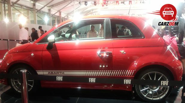 Auto Expo 2014 Fiat Punto Abarth Exteriors Side View