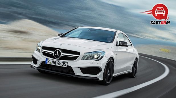 Auto Expo 2014 Mercedes-Benz CLA 45 AMG Exteriors Front View