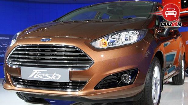 Auto Expo 2014 New Ford Fiesta Exteriors Front View