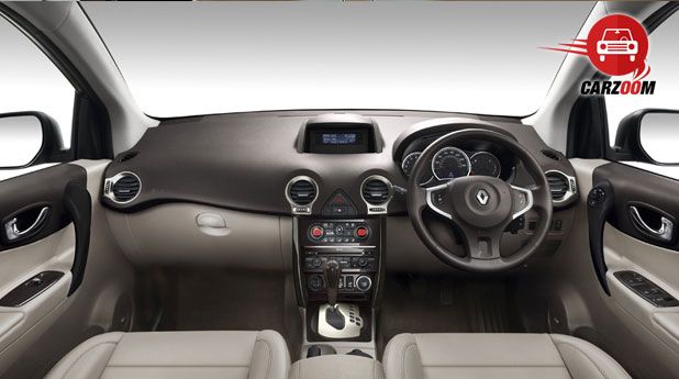 Auto Expo 2014 New Renault Koleos Interiors Dashboard