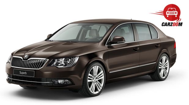 Auto Expo 2014 New SKODA Superb Exteriors Overall