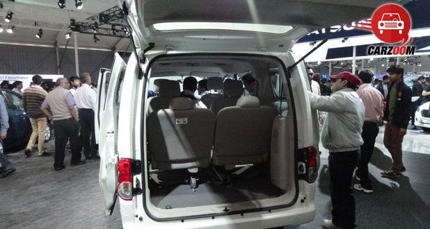 Nissan Evalia Facelift Interiors Bootspace