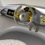 Auto Expo 2014 Renault KWID concept Interiors Dashboard