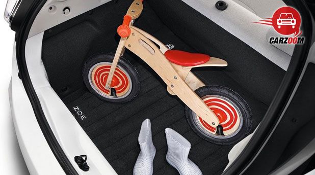 Auto Expo 2014 Renault ZOE Interiors Bootspace