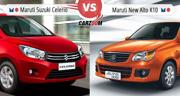 Maruti Suzuki Celerio vs Maruti Suzuki New Alto-K10